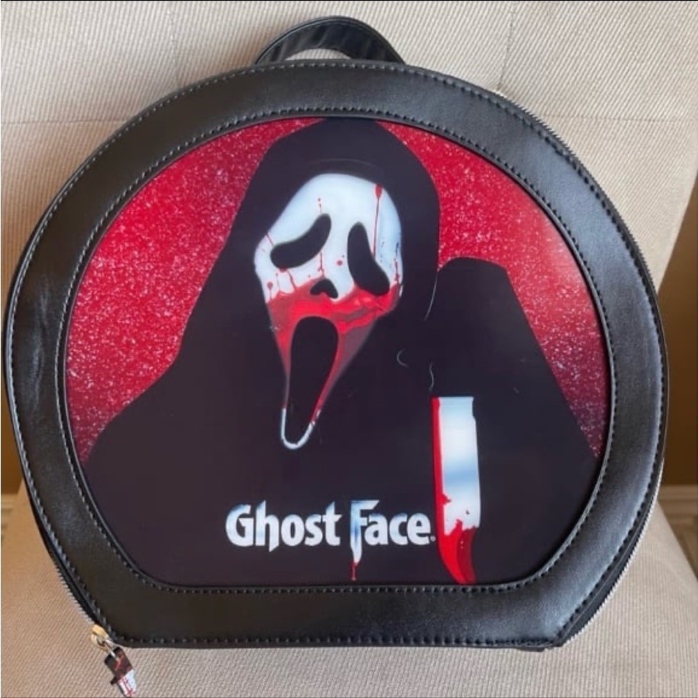 GLAMLITE x Scream Ghost Face Makeup Bag Cosmetics Train Case NWT